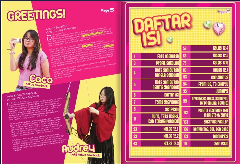 Photoshoot tematik siswa oleh Mata Yearbook